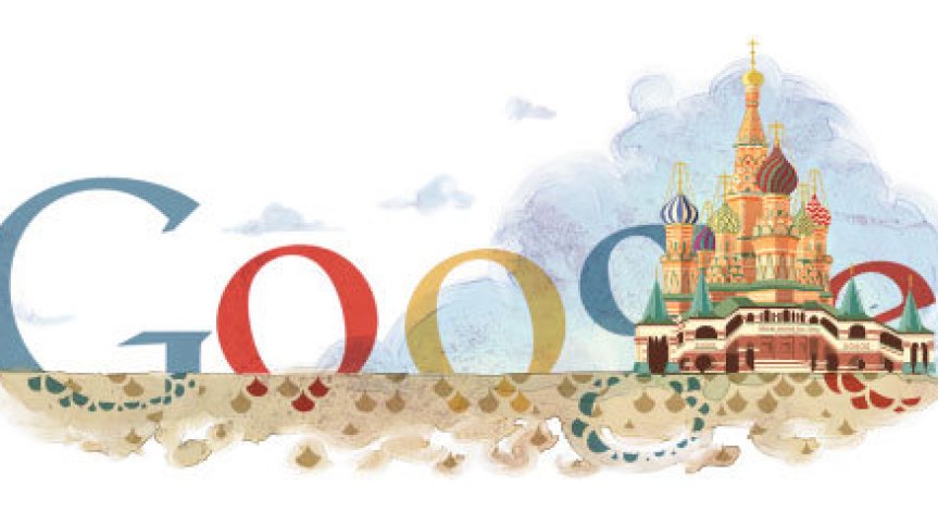 Google украси сайта си с кубетата на Василий Блажени