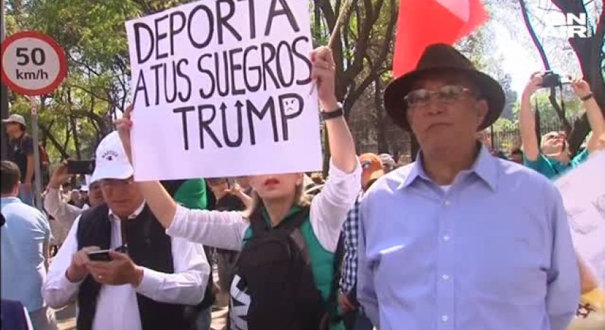 Мексико на протест срещу Тръмп