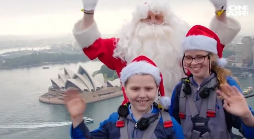 Тежко болни деца в Сидни със специална награда - посещение от Дядо Коледа