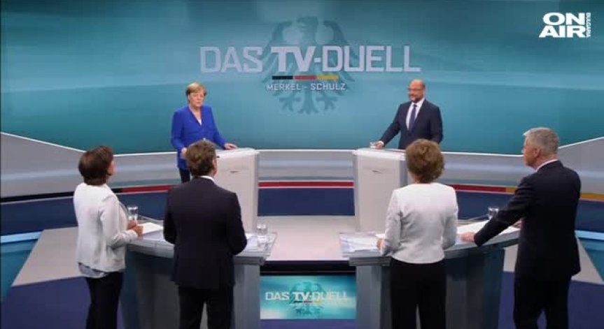 Меркел отвя Шулц в тв дебат преди вота на 24 септември
