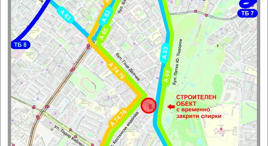 Сериозни промени в движението в София заради тежък ремонт под бул. 