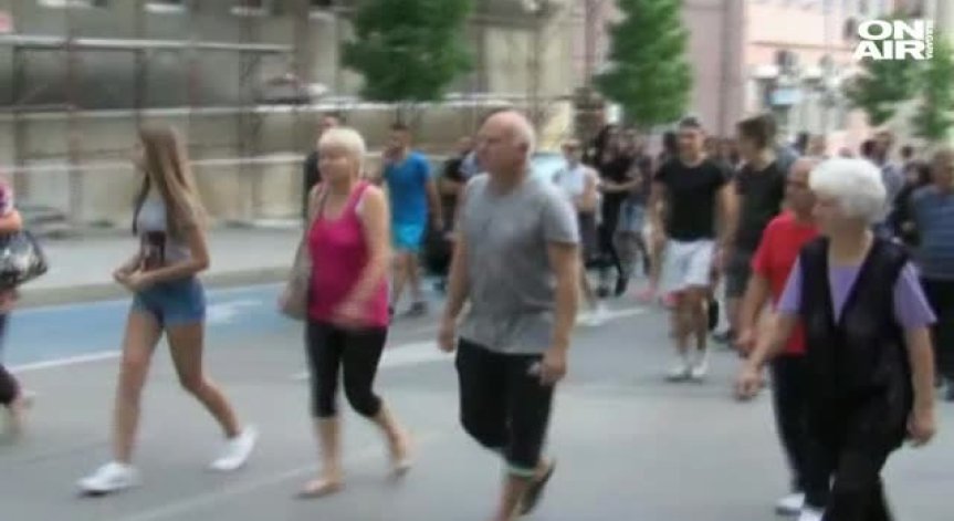 В Петрич на гневен поход заради блъснатите след дрифт деца