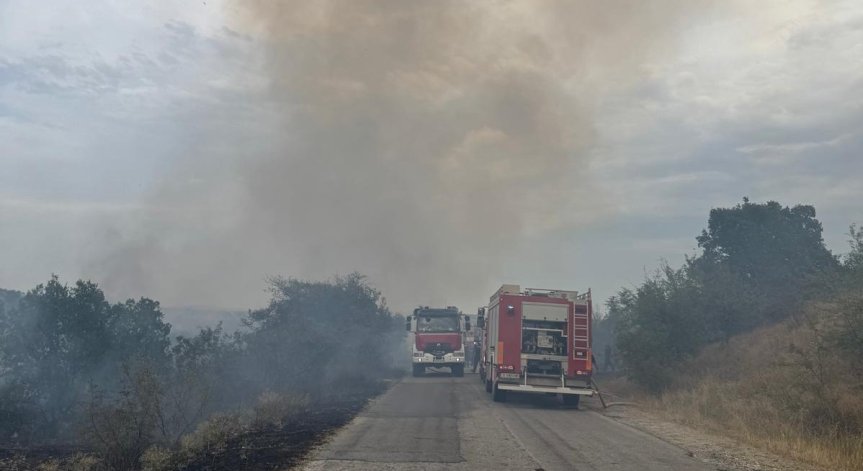 Огнеборците вече няколко дни са на терен.