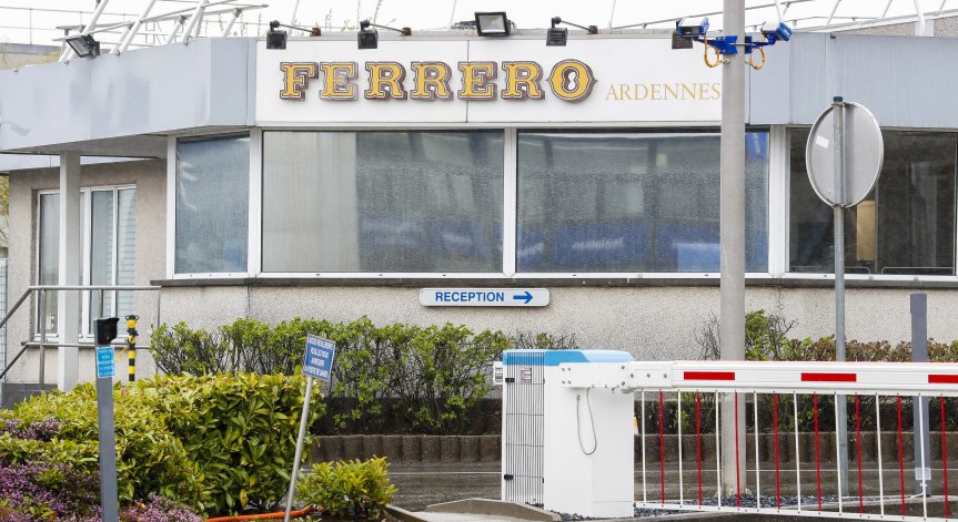 Ferrero преустановява дейността си в Арлон, Белгия, след разследванията за салмонела