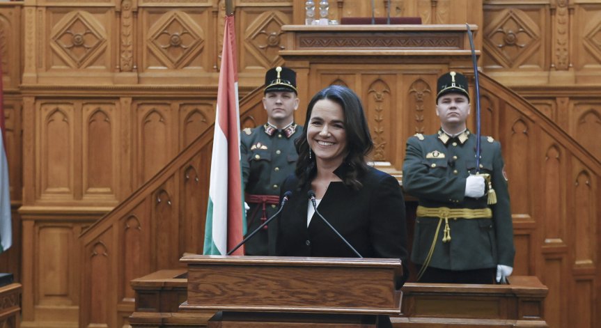 Каталин Новак е първата жена президент на Унгария