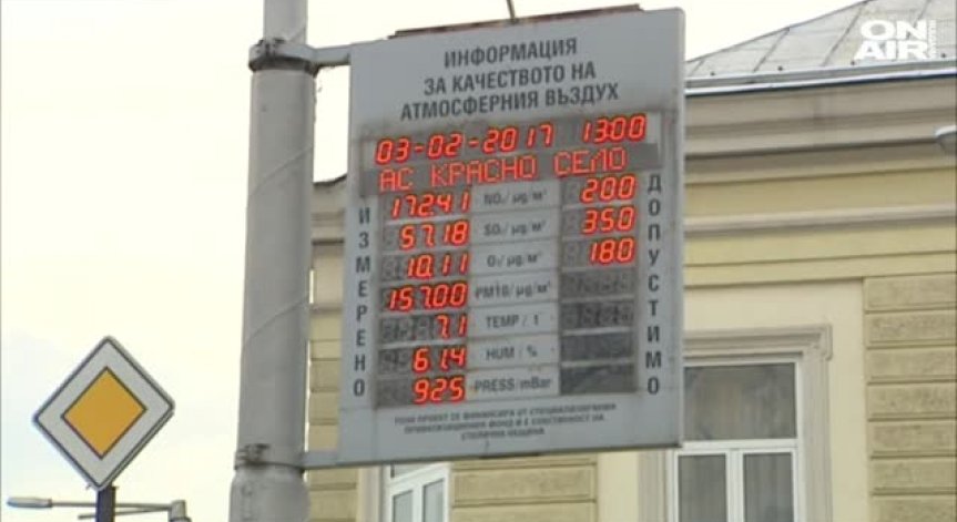 Безплатен градски транспорт при много мръсен въздух в София