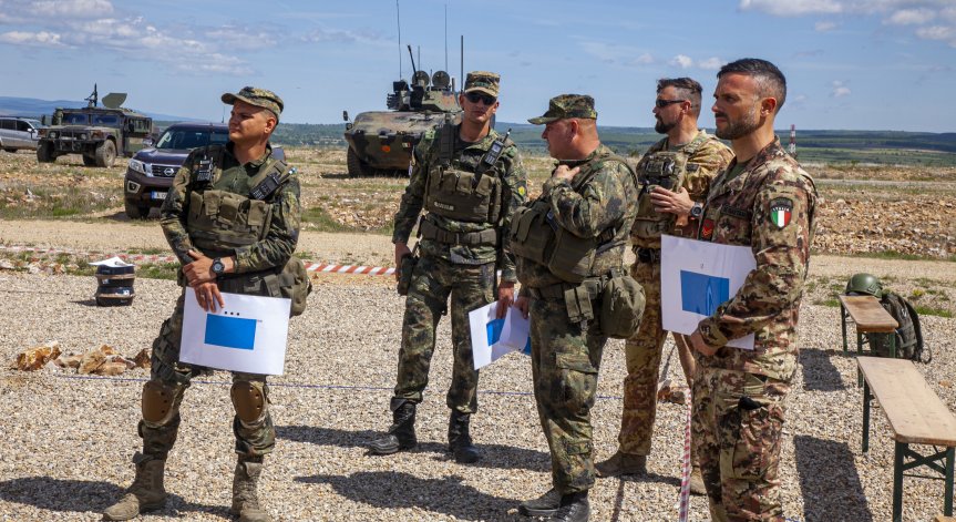Сухопътните войски взеха участие в тактическо учение на НАТО в България