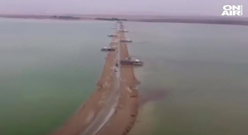 Пустинята край Риад се превърна в море