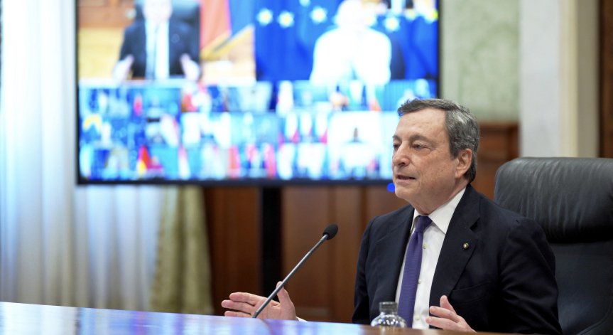 Марио Драги се ваксинира с AstraZeneca 