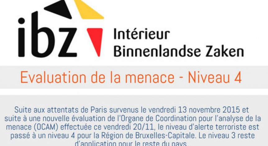 Белгия: висока опасност от атентати