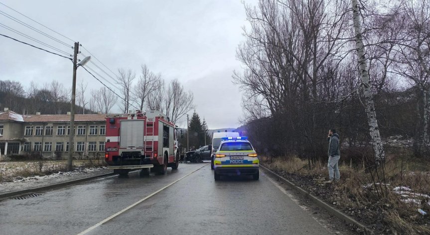Сериозно задръстване след катастрофа в района на Гинци