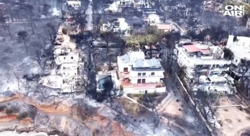 След огнения ад в Гърция: Близо 2000 са засегнатите постройки