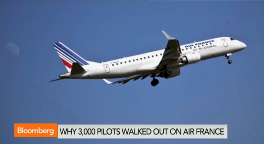 Стачкуват 60% от пилотите на Air France