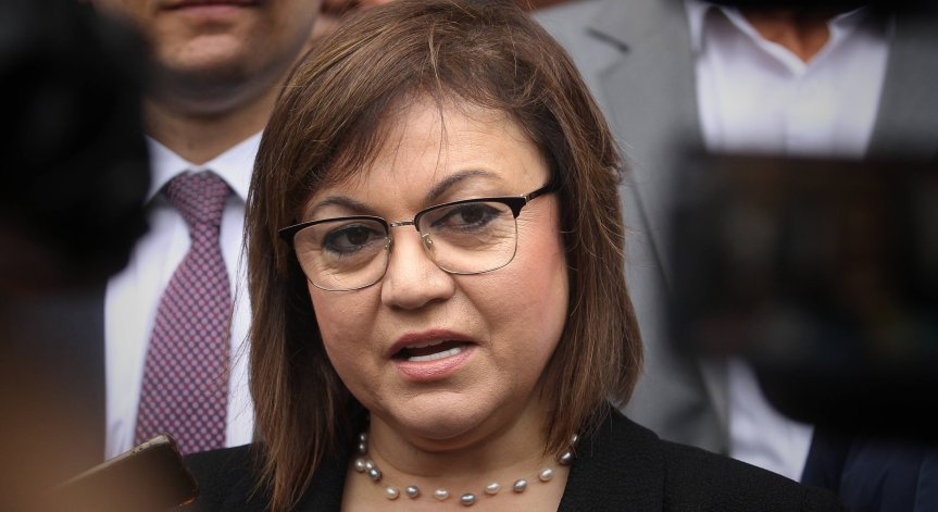 Нинова: Лидерите на партии не трябва да допускаме България да бъде въвлечена във война 