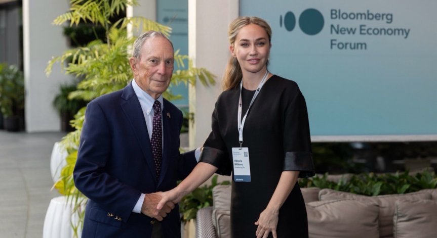 Виктория Миткова след Bloomberg New Economy Forum: Форумът пренася съзнанието отвъд познатата реалност