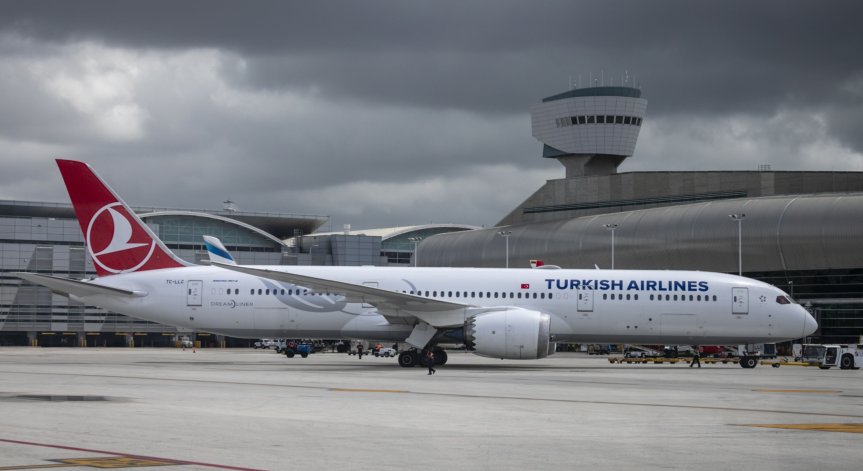 Отменят стотици полети заради снежна буря в Истанбул