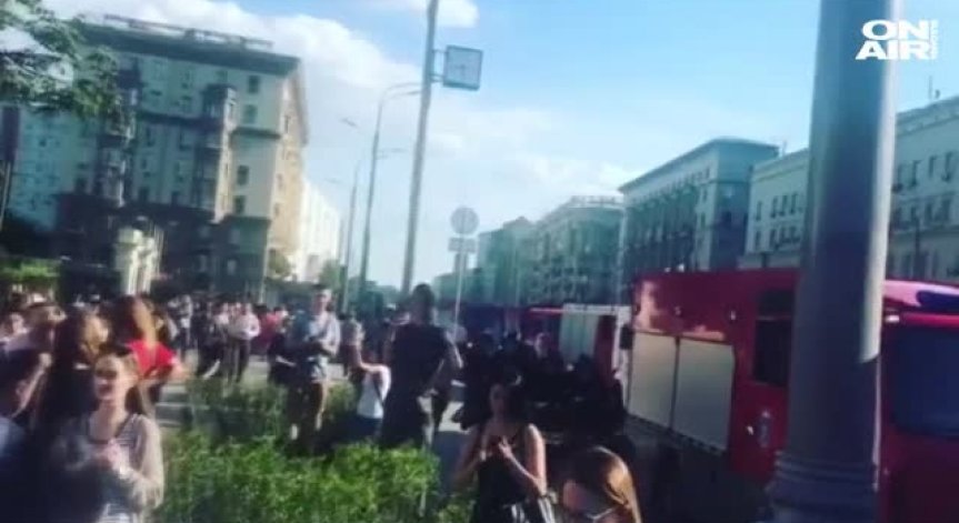 Пожар в търговски център в Москва
