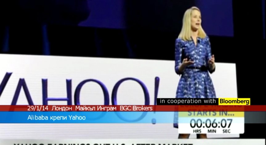 Alibaba крепи Yahoo