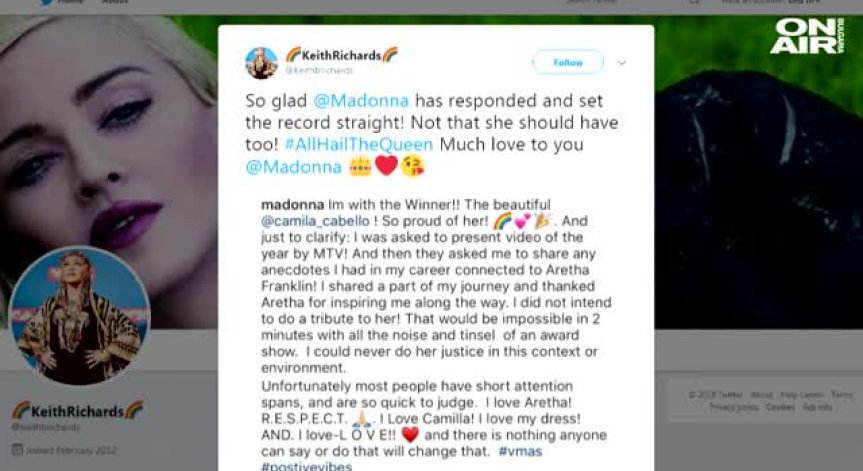 Мадона отговори на критиките срещу речта си в памет на Арета Франклин