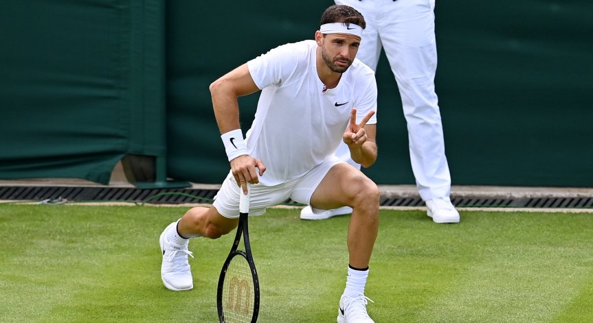 Григор Димитров с летящ старт срещу Тийм, но му прилоша и се отказа