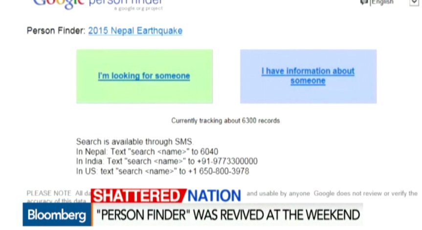 Google подпомага откриването на оцелели в Непал с платформата Person Finder
