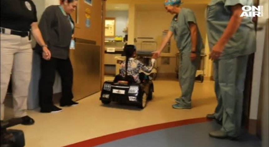 Болница създаде автопарк за малките си пациенти