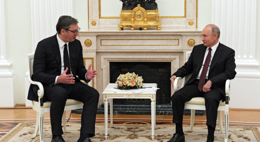 Владимир Путин към Вучич: Пожелавам на всички граждани на Сърбия мир