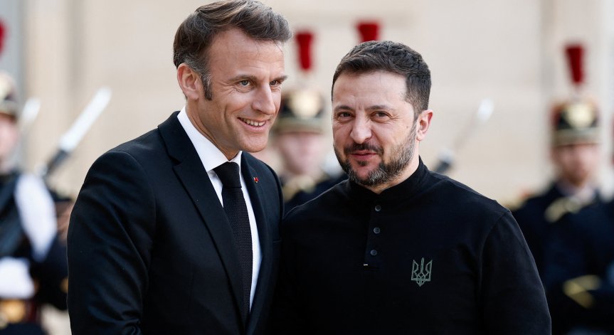 Макрон се надява, че Русия да приеме 30-дневно прекратяване на огъня без предварителни условия.