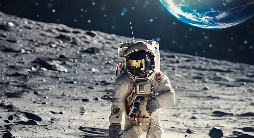 Транспортирането на строителни материали от Земята до Луната е скъпо.