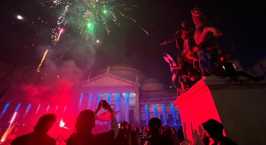 Убиха 26-годишен фен по време на празненствата в Неапол