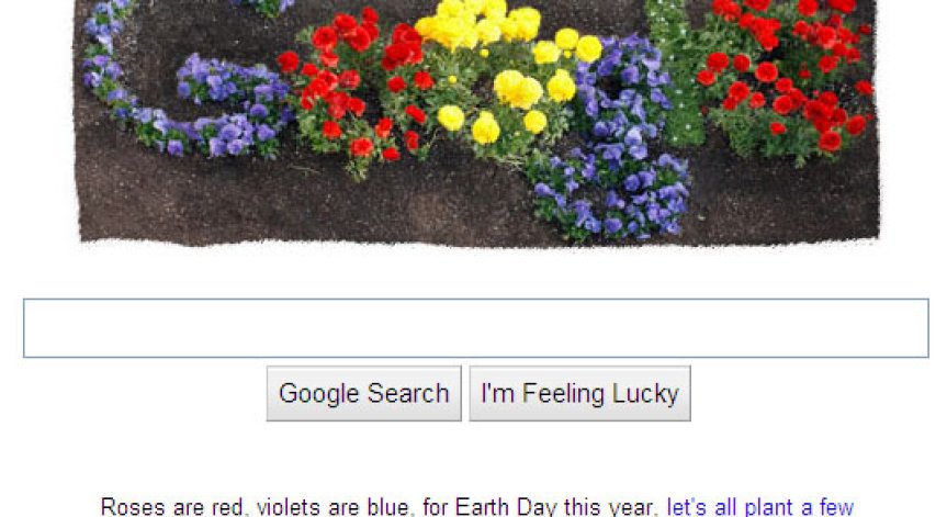 Google чества Деня на Земята