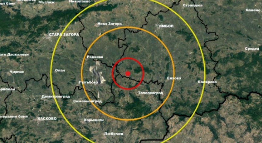 Сеизмолози регистрираха земетресение в Хасковско рано сутринта
