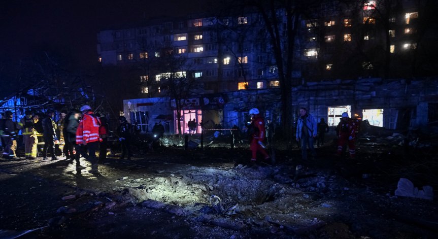 Русия нанесе смъртоносен нощен удар по Запорожие