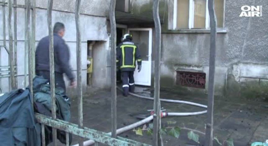 78-годишен мъж загина при пожар в жилищен блок в Русе