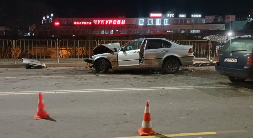 Тежка катастрофа в Стара Загора, има ранени