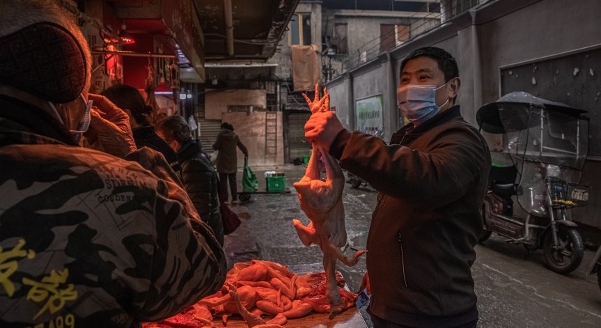 Проучвания с доказателства: Ковид е възникнал на пазара в Ухан