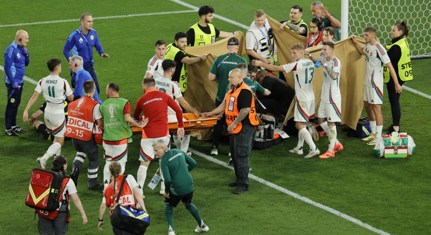 Барнабаш Варга е с фрактури и мозъчно сътресение след мача с Шотландия