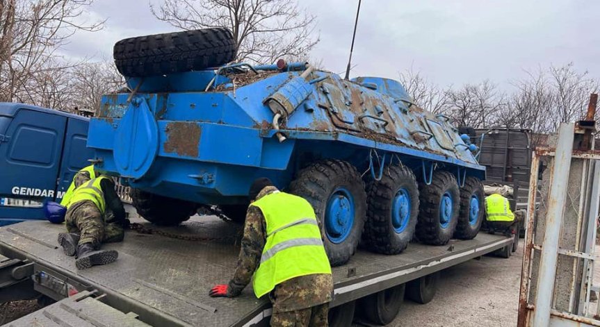 Българските БТР-и тръгнаха за Украйна