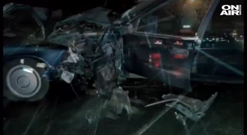 Верижна катастрофа край Благоевград, четирима са ранени