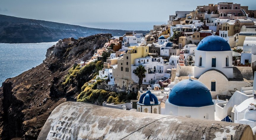 През септември Санторини става още по-впечатляващ.