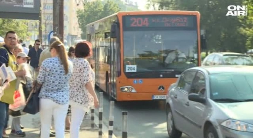 Част от София без автобуси тази сутрин