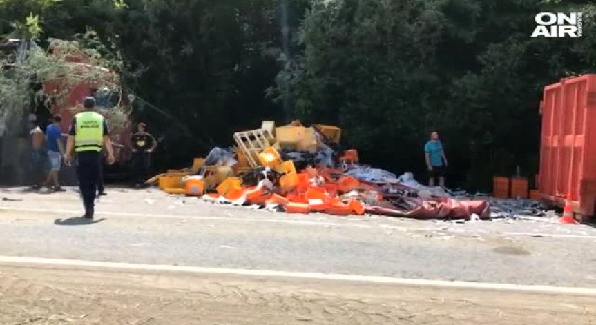 Румънски ТИР затвори временно 