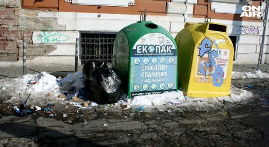 Боклук след снега