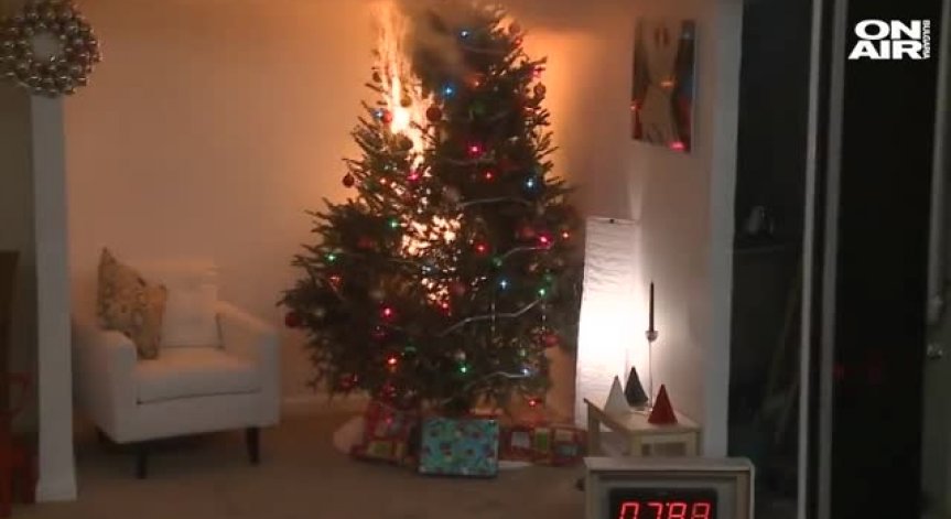 В духа на Коледа: Поставяйте елхите си далеч от източници на топлина