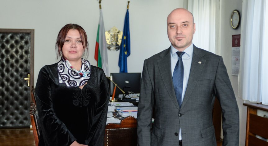 Атанас Славов и Теодора Георгиева обсъдиха сградата за европейските делегирани прокурори