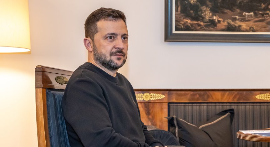 Зеленски получи подкрепа и от френсския президент Еванюел Макрон.