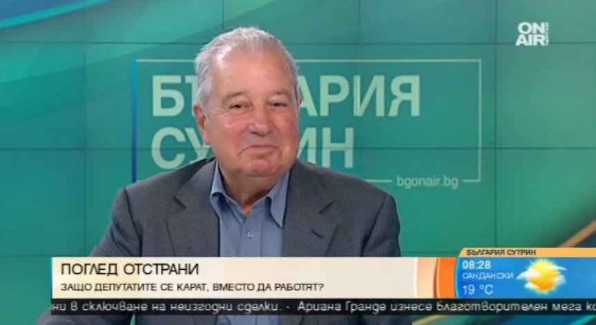 Председателят на Народното събрание трябва да бъде независим, смята акад. Сендов