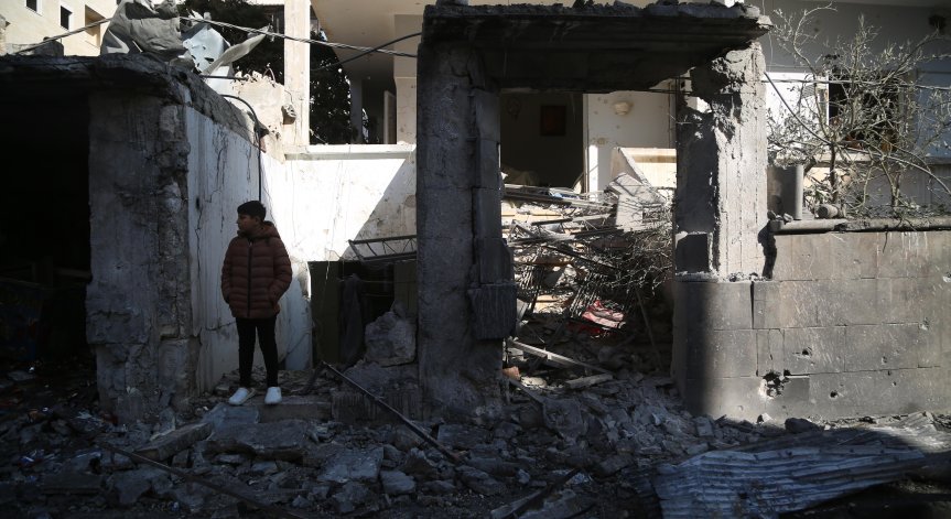 Дронът е атакувал къща.