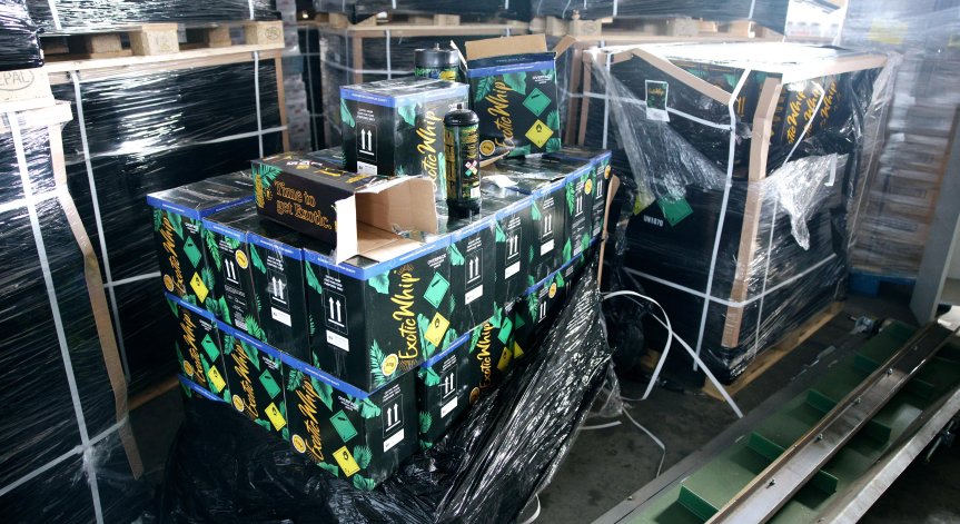 Нов удар по разпространителите на райски газ в столицата.