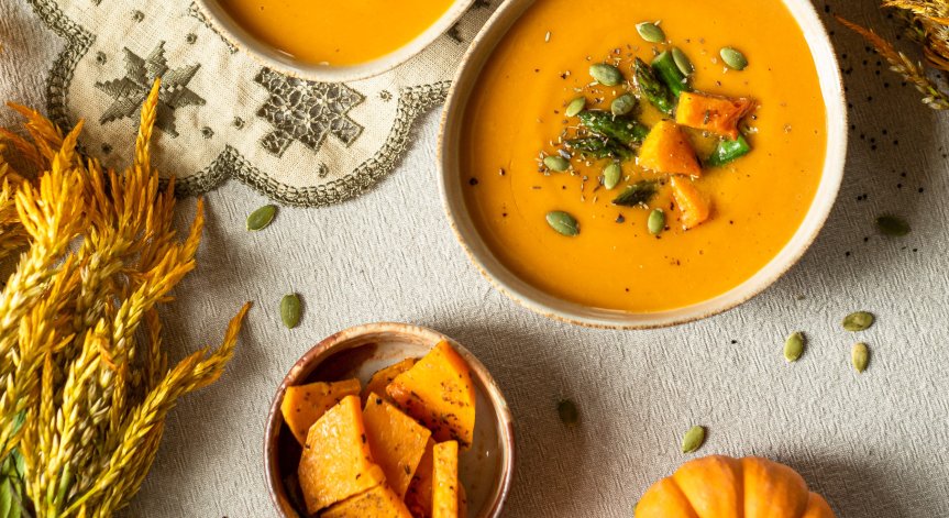 Тиквата подобрява настроението.